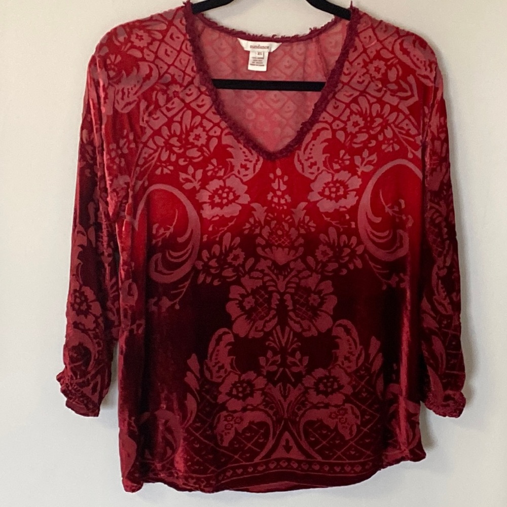 Sundance velvet top